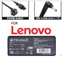 NIVATECH BC938 20V/3.25A 4.0*1.7m  lenovo notebook adaptör   YENI UC